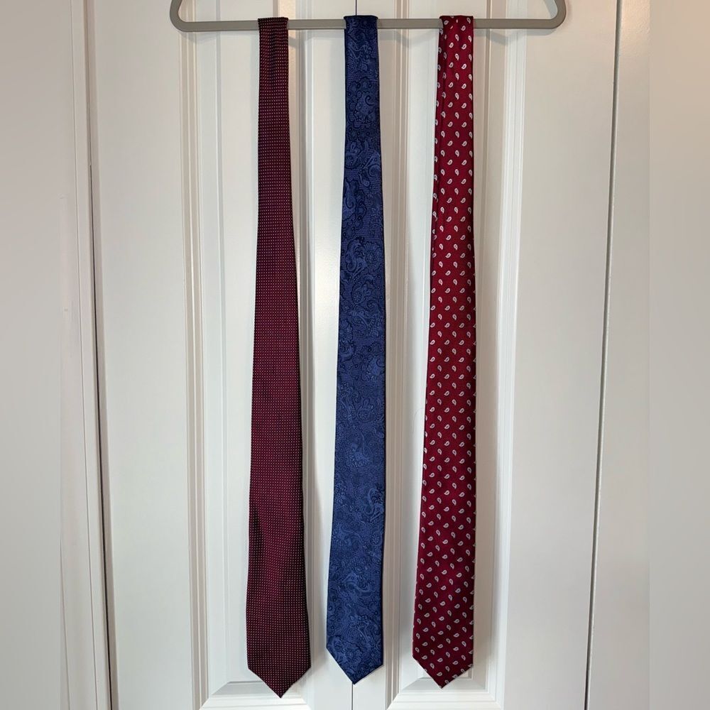 THREE MENS JOS. A. BANKS TIES